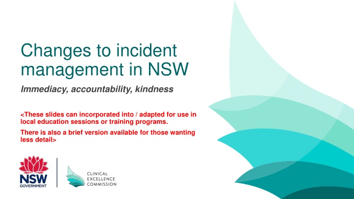 changes to incident management in nsw immediacy