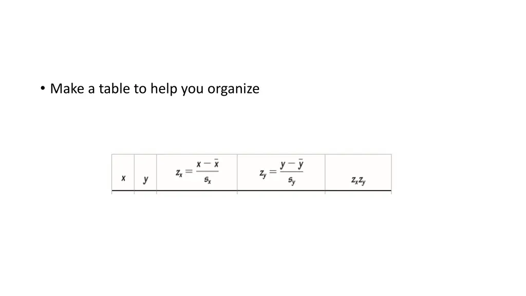 make a table to help you organize