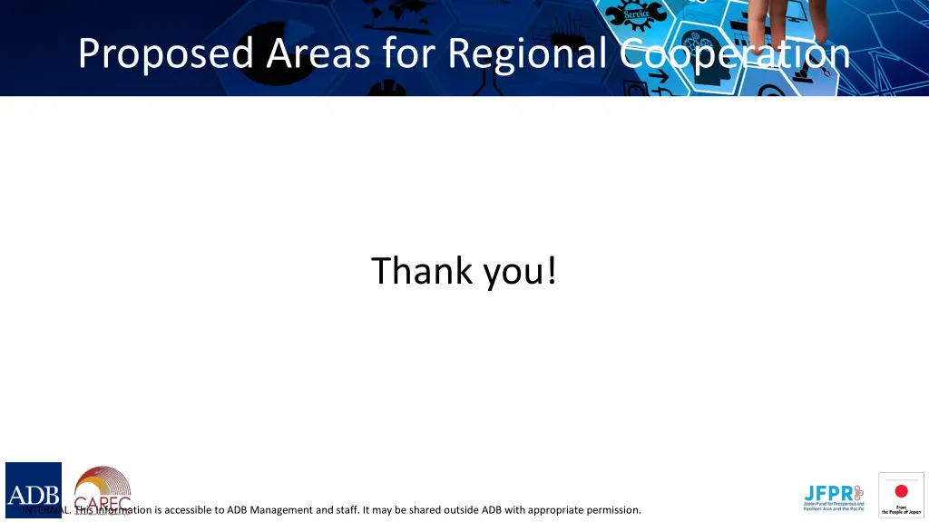 proposed areas for regional cooperation 1