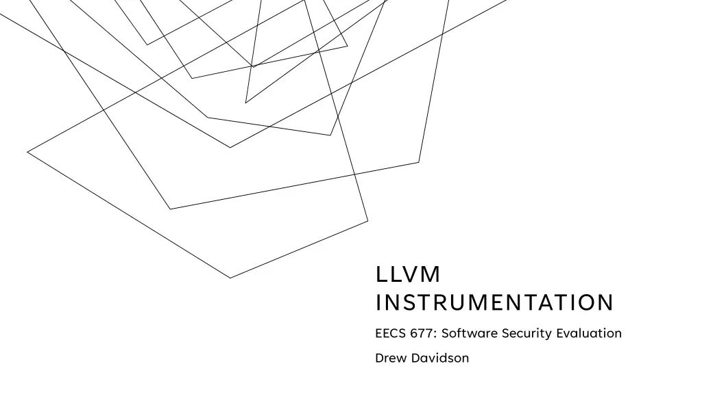 llvm instrumentation eecs 677 software security