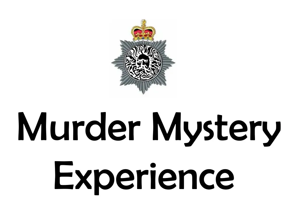 murder mystery experience