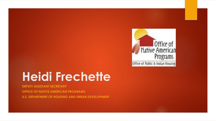 heidi frechette deputy assistant secretary office