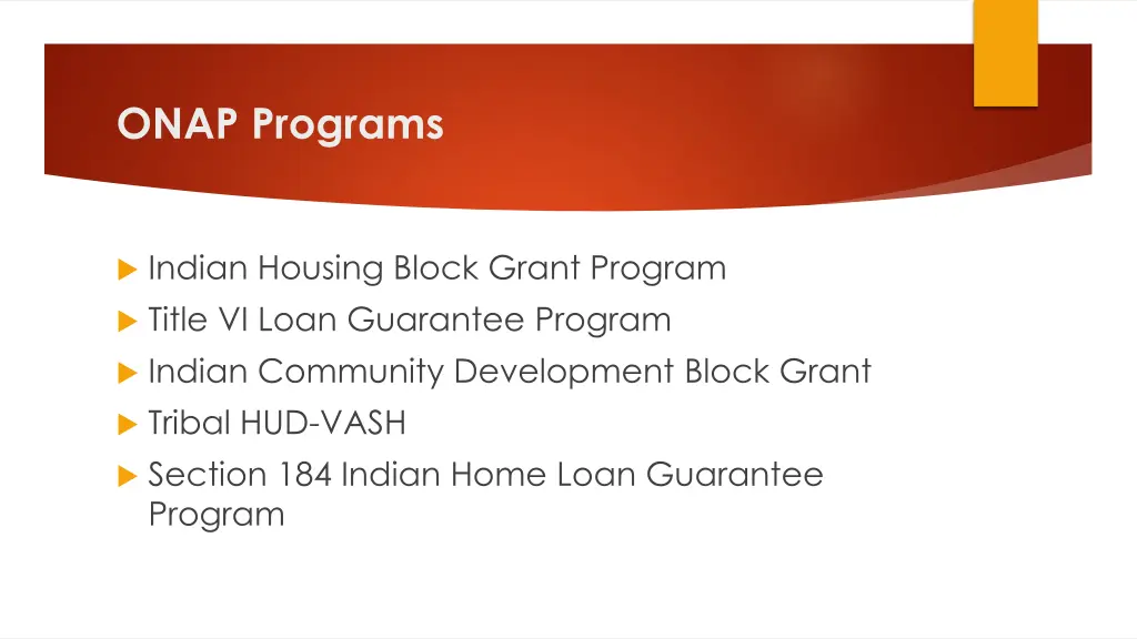 onap programs