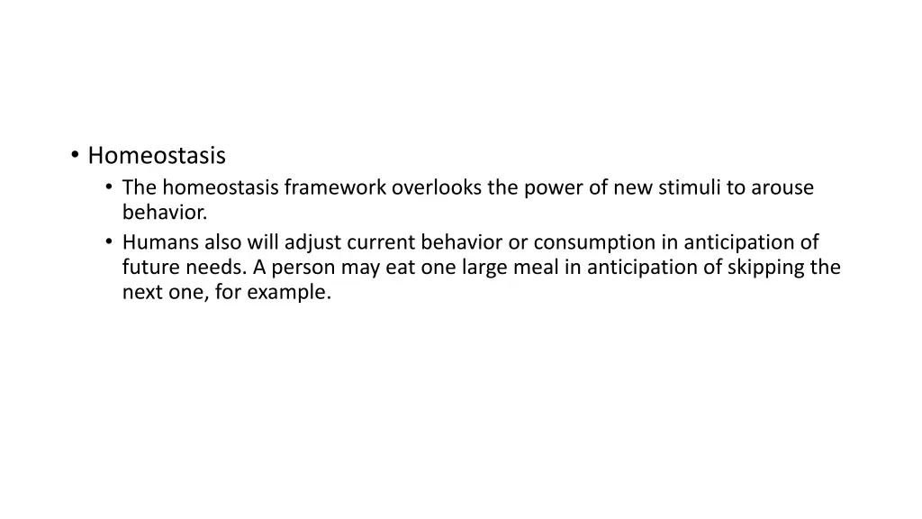 homeostasis the homeostasis framework overlooks