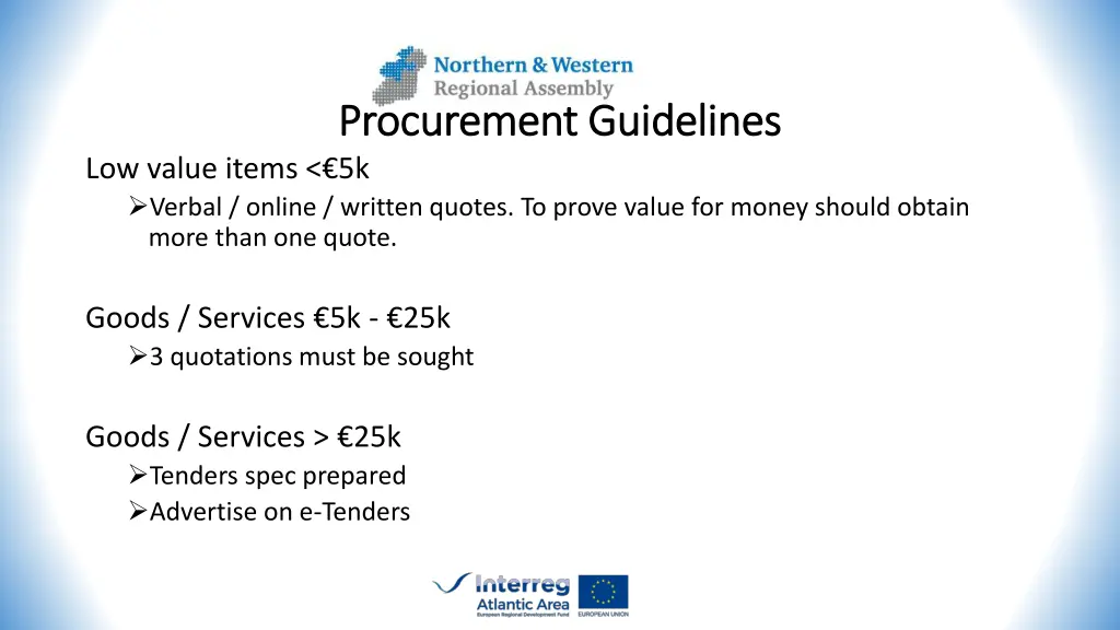 procurement guidelines procurement guidelines