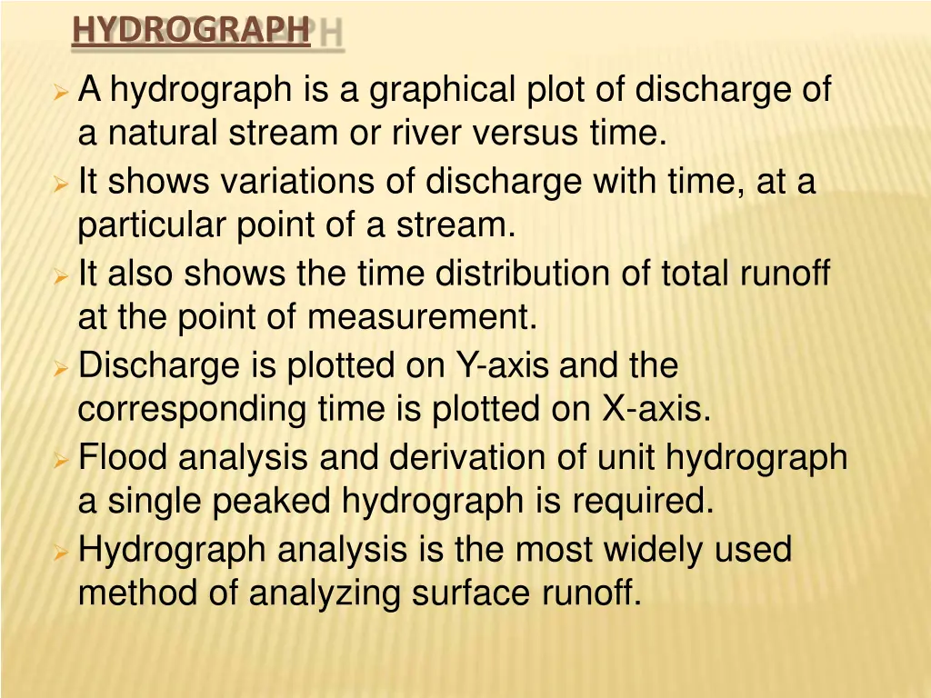 hydrograph