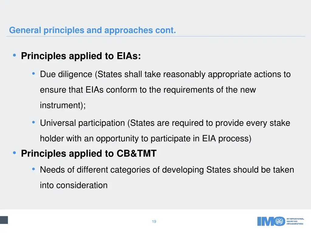 general principles and approaches cont 1