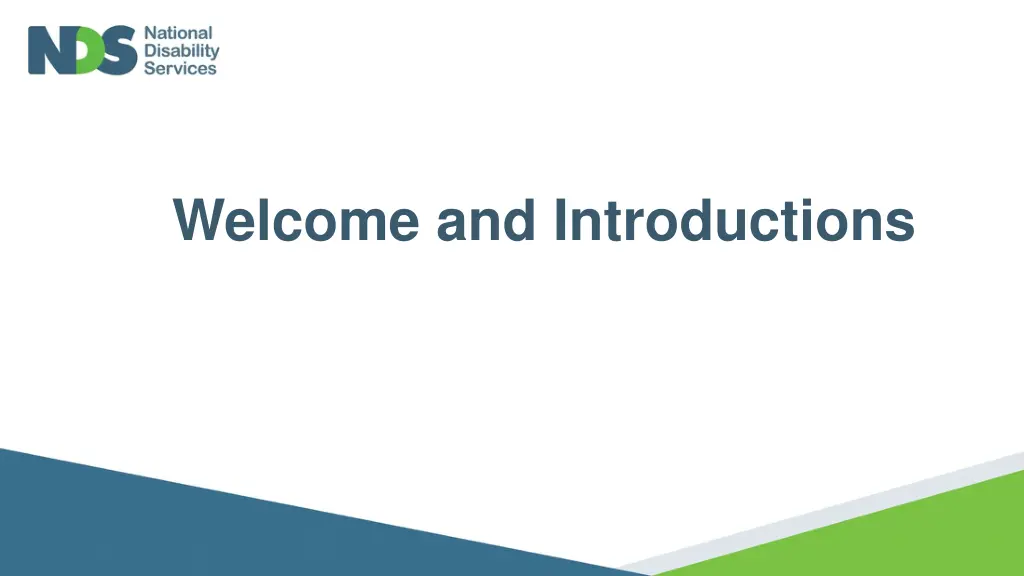 welcome and introductions