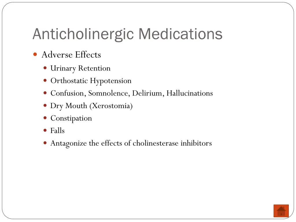 anticholinergic medications 1