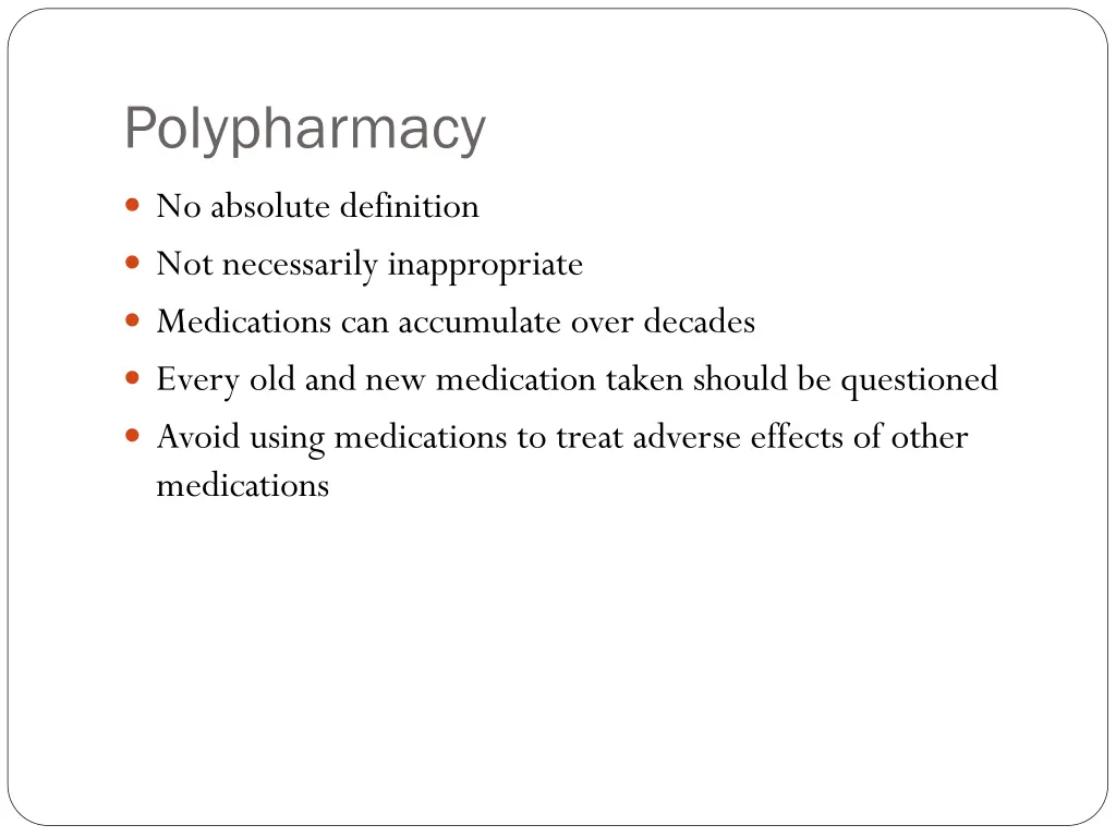 polypharmacy