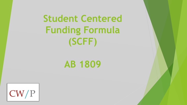 student centered funding formula scff