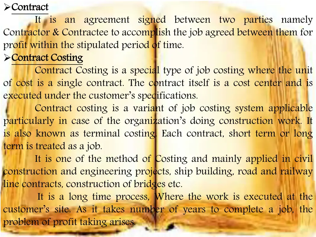 contract contractor contractee to accomplish