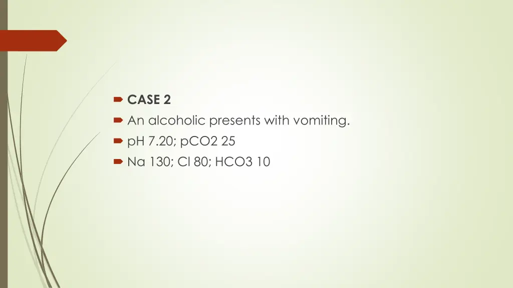 case 2 an alcoholic presents with vomiting