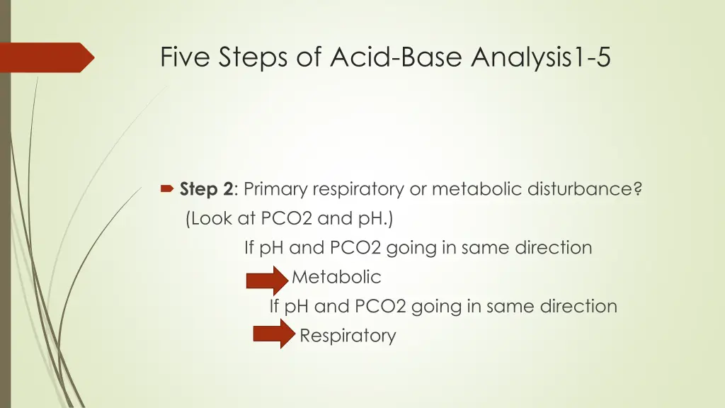 five steps of acid base analysis1 5 1