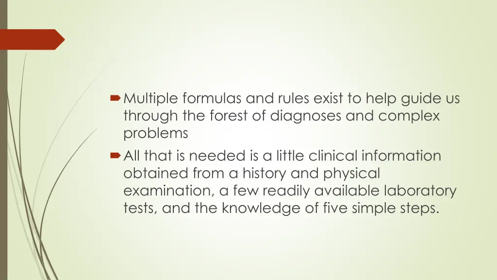 multiple formulas and rules exist to help guide