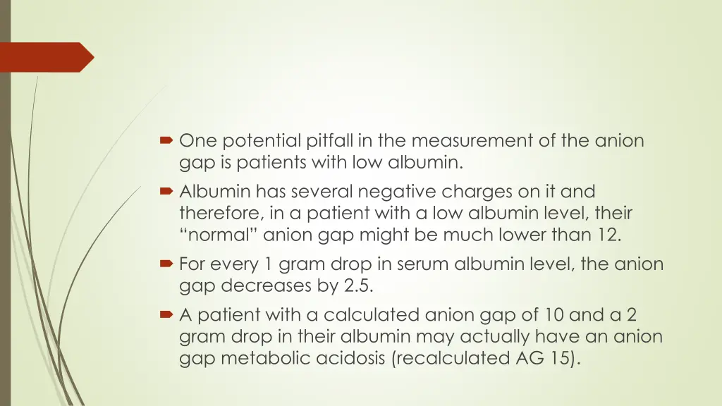 one potential pitfall in the measurement