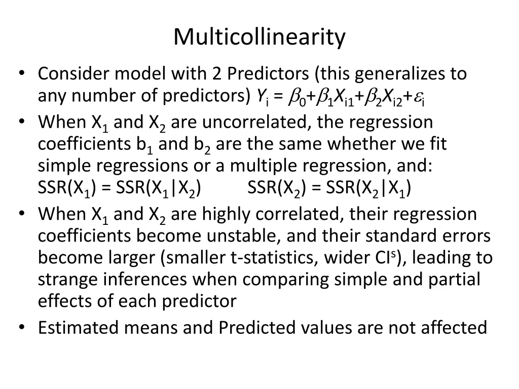 multicollinearity