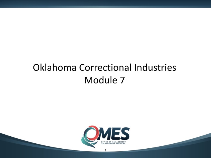 oklahoma correctional industries module 7