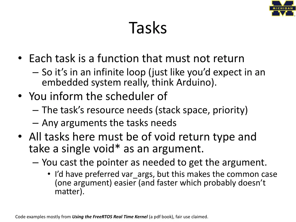 tasks