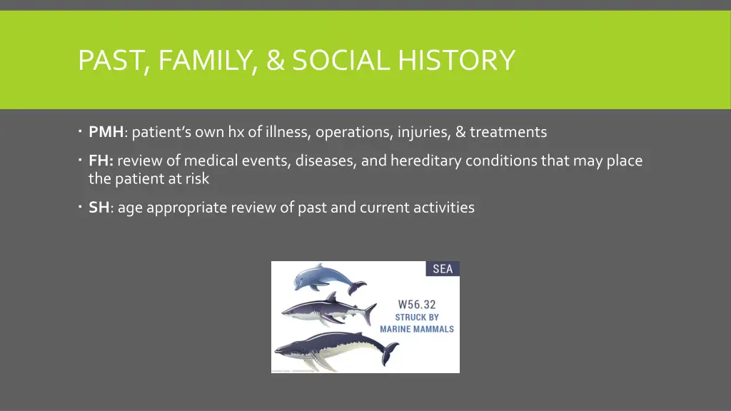 past family social history