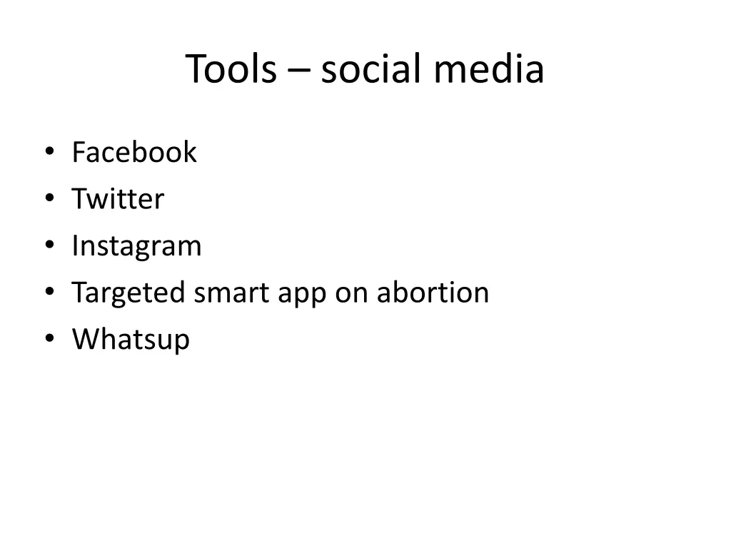 tools social media