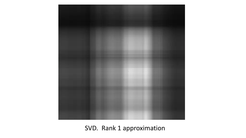 svd rank 1 approximation