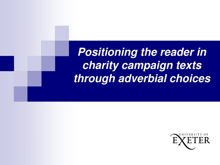 positioning the reader in charity campaign texts