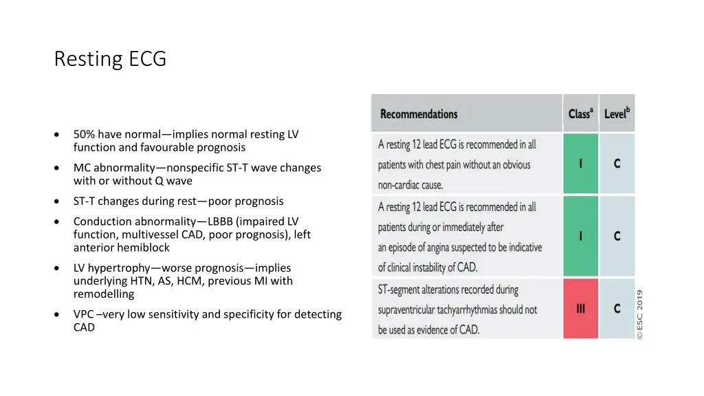 resting ecg