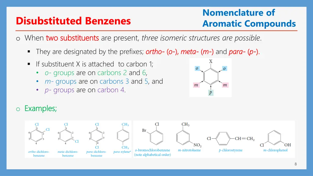 nomenclature of aromatic compounds 1