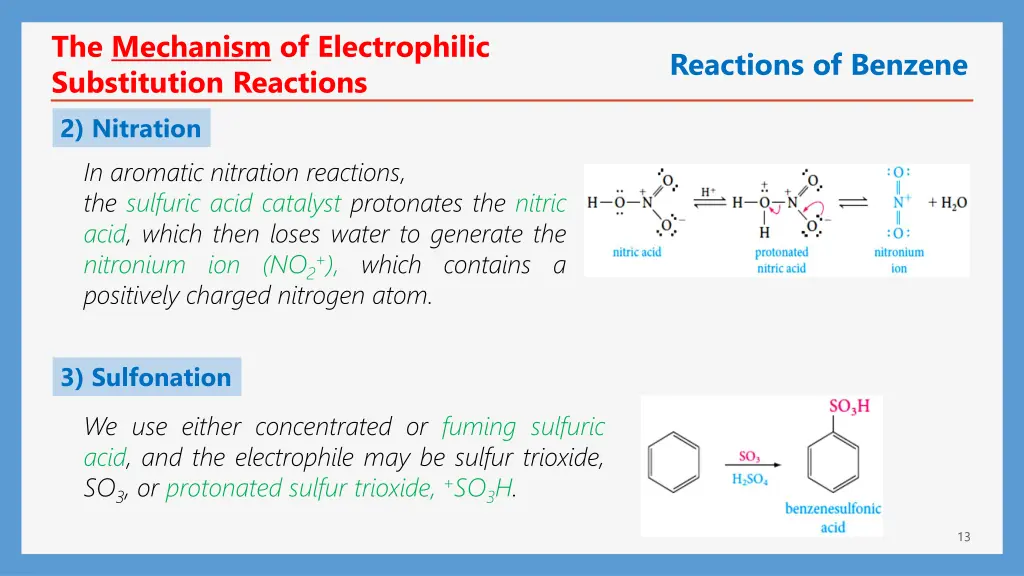 the mechanism of electrophilic substitution 1