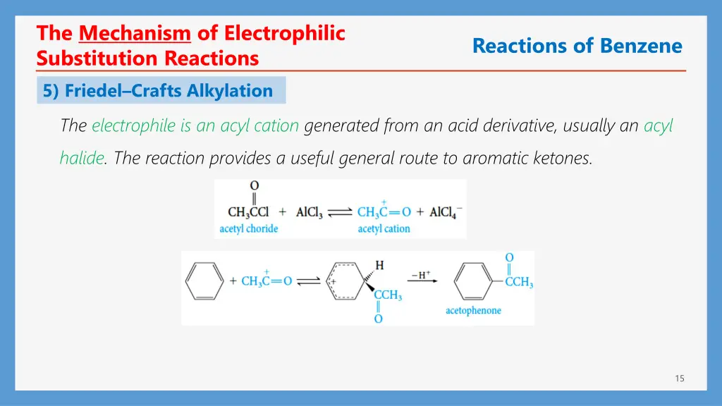 the mechanism of electrophilic substitution 3