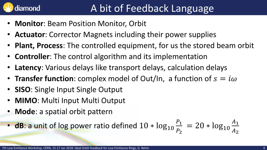 a bit of feedback language