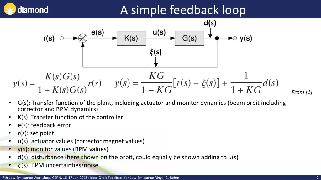 a simple feedback loop