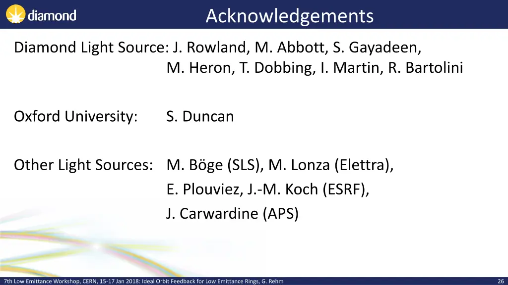 acknowledgements