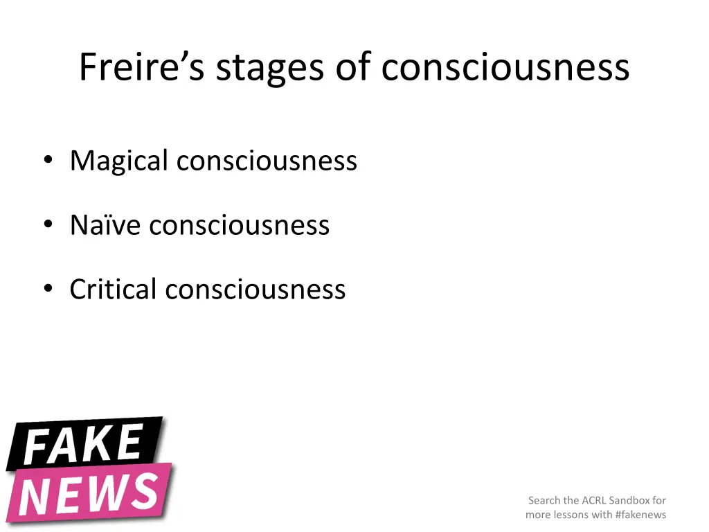 freire s stages of consciousness