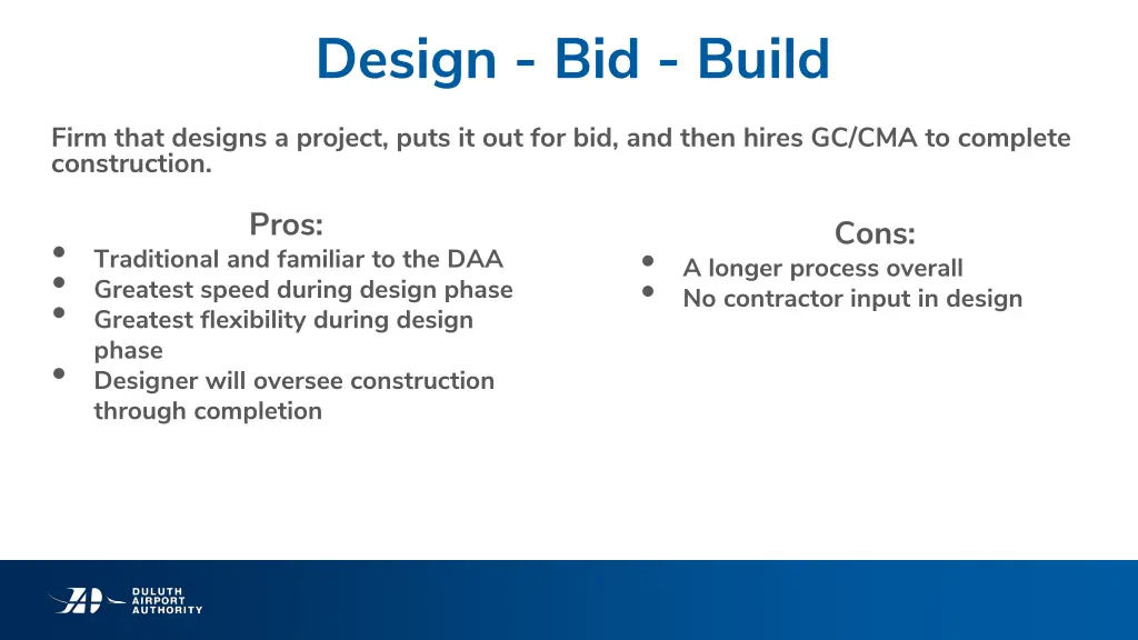 design bid build