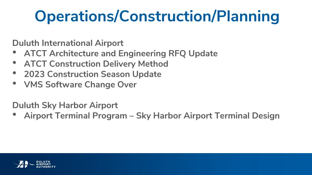 operations construction planning 1