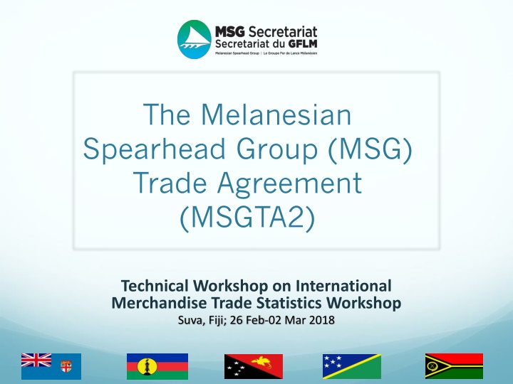 the melanesian spearhead group msg trade