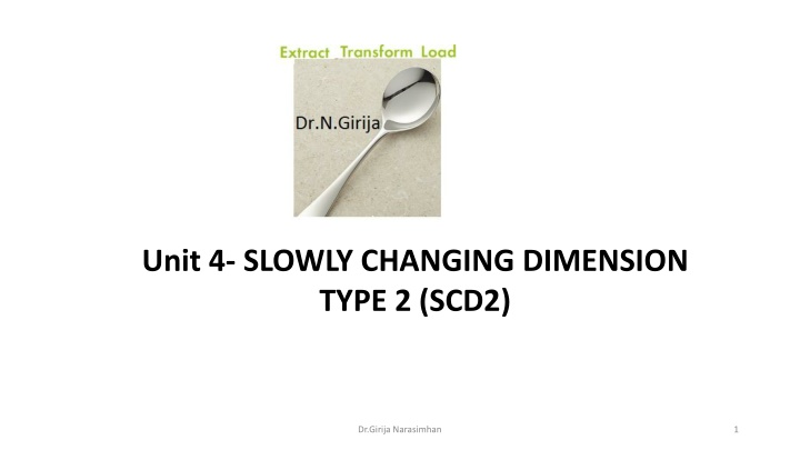 unit 4 slowly changing dimension type 2 scd2