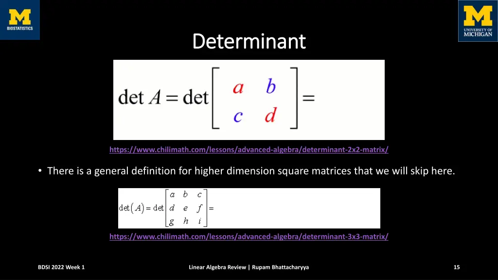 determinant determinant