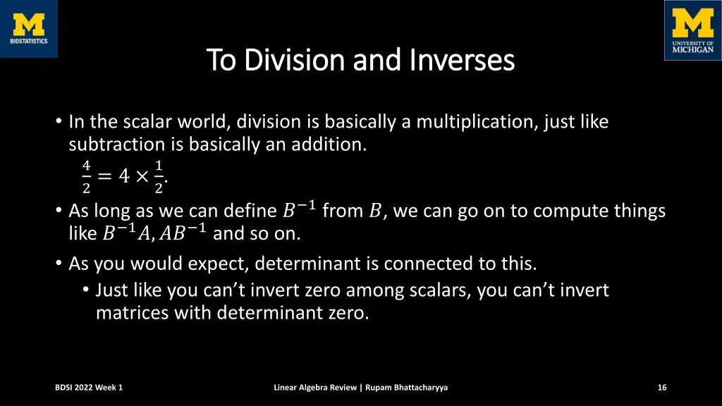 to division and inverses to division and inverses