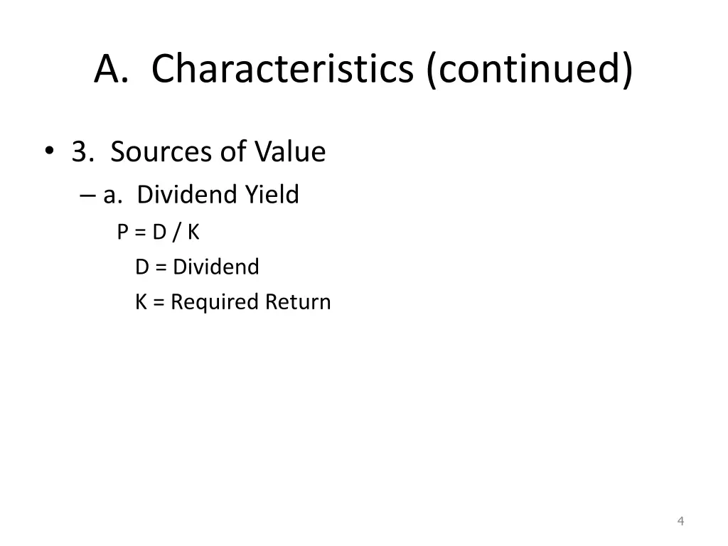 a characteristics continued 1