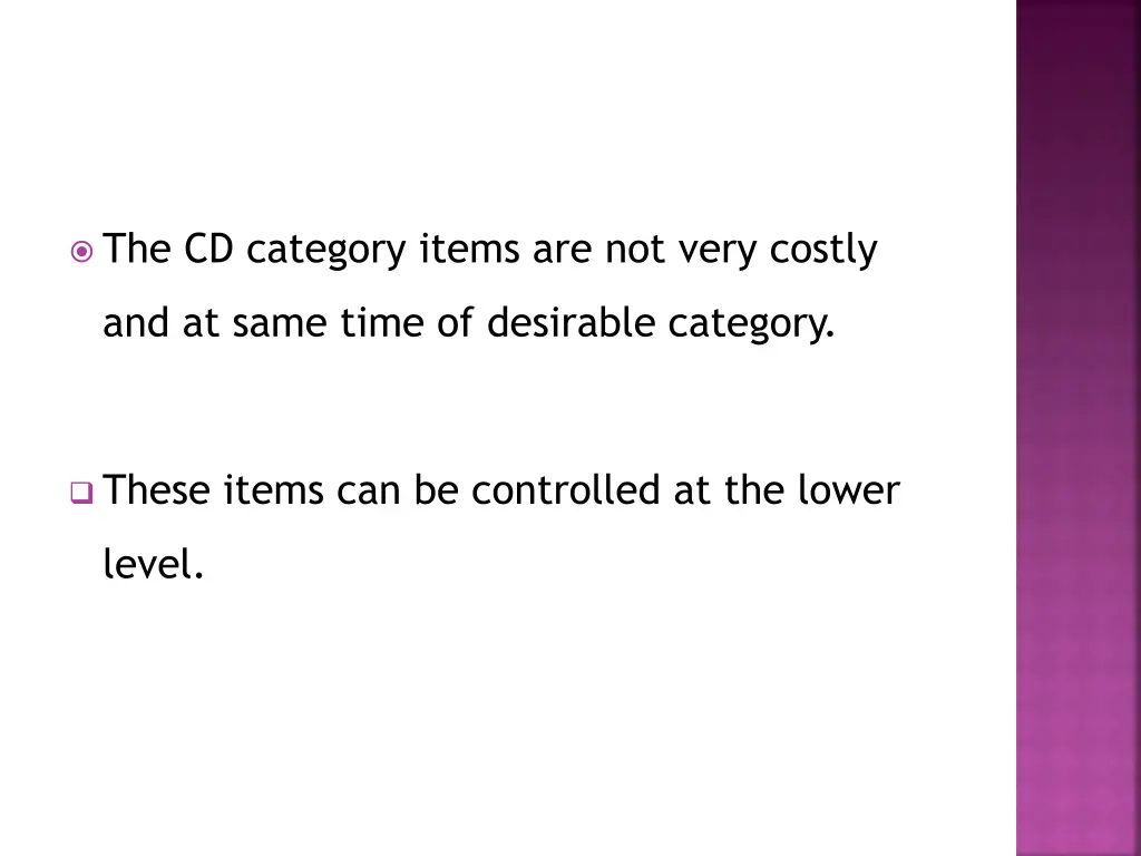 the cd category items are not very costly