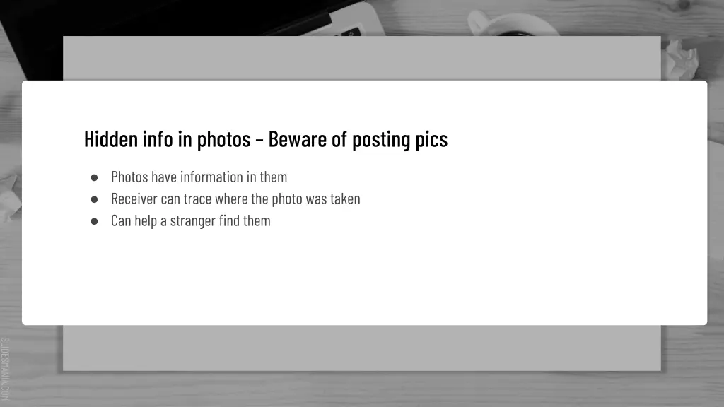 hidden info in photos beware of posting pics