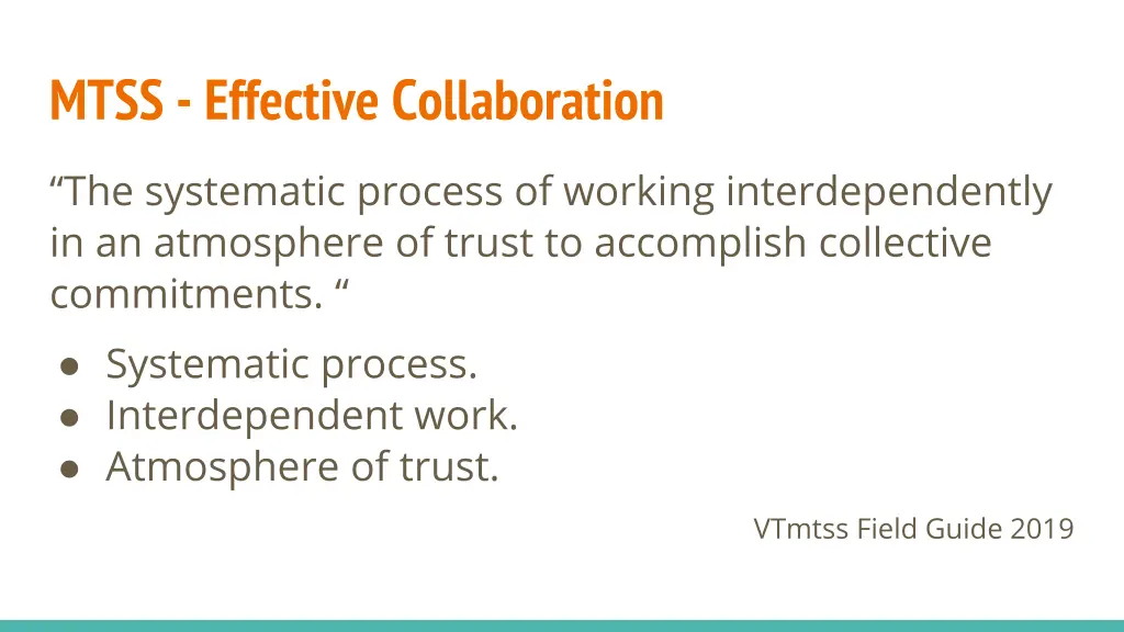 mtss effective collaboration