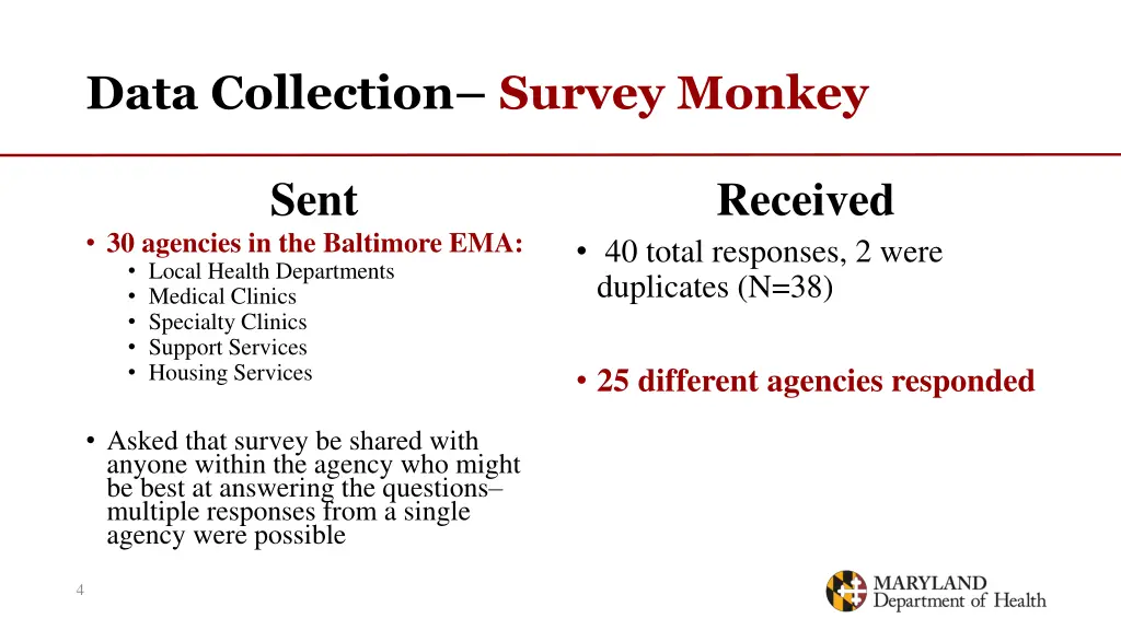 data collection survey monkey