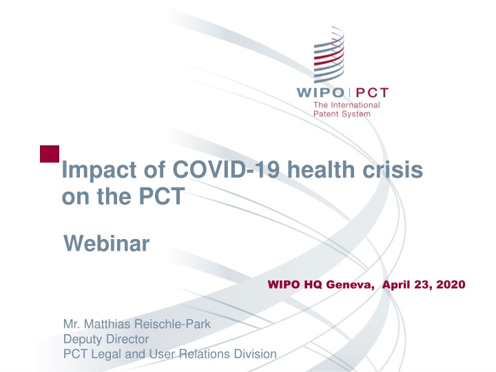 impact of covid 19 health crisis on the pct