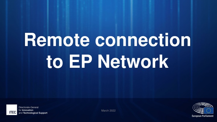 remote connection to ep network