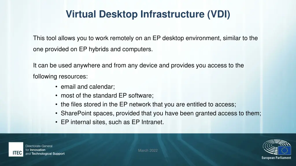 virtual desktop infrastructure vdi