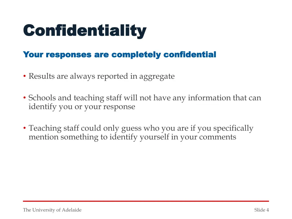 confidentiality confidentiality